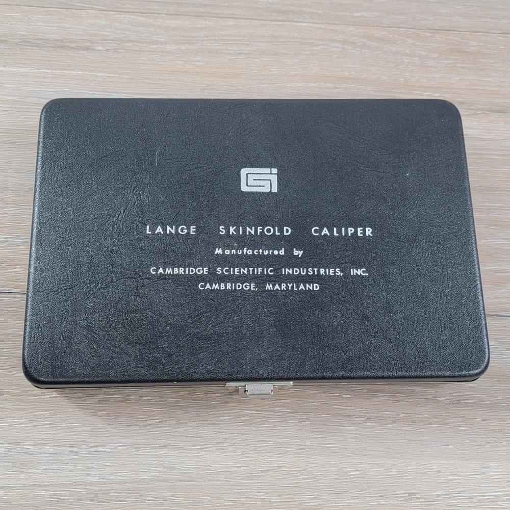 Lange Skinfold Caliper Cambridge Scientific Industries Body Fat Tester with Case